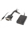 lanberg Adapter VGA(M) + Audio -> HDMI(Ż) - nr 8