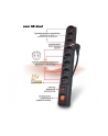 HSK Data (Acar) Acar S8 dual, listwa przeciwprzepięciowa, 8 gniazd, czarna, 3,0m - nr 3