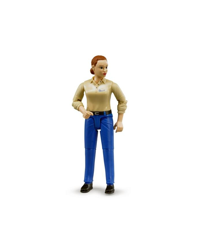 Figurka kobiety w niebieskich dżinsach 60408 BRUDER główny