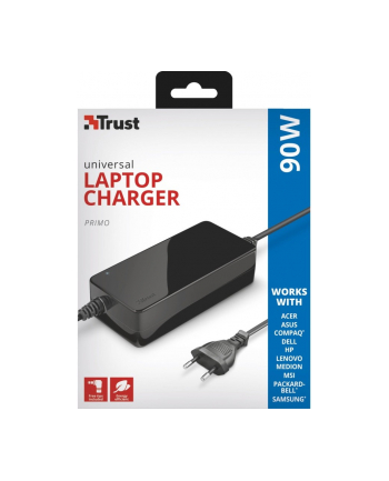trust Primo 90W Zasilacz do laptopa nr 1