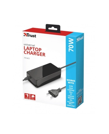 trust 70W Primo Zasilacz do laptopa czarny nr 2