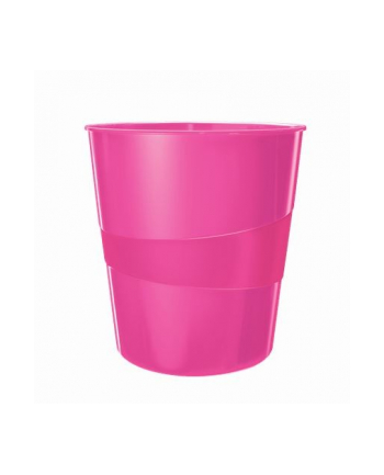 leitz WOW Kosz na śmieci 15L różowy nr 2