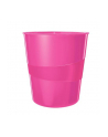 leitz WOW Kosz na śmieci 15L różowy - nr 2