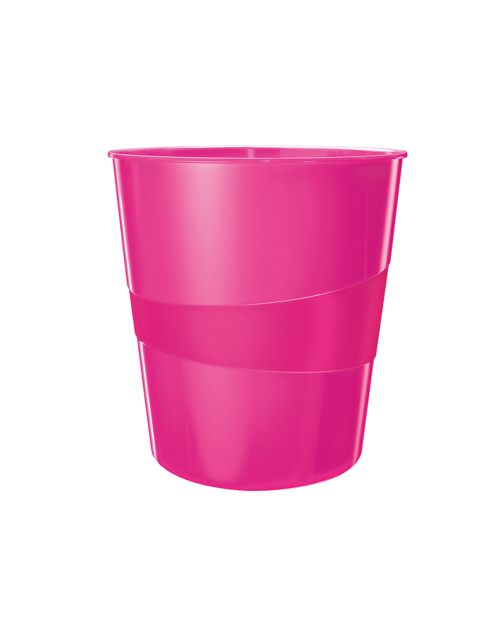 leitz WOW Kosz na śmieci 15L różowy główny