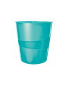 leitz WOW Kosz na śmieci 15L turkusowy - nr 4