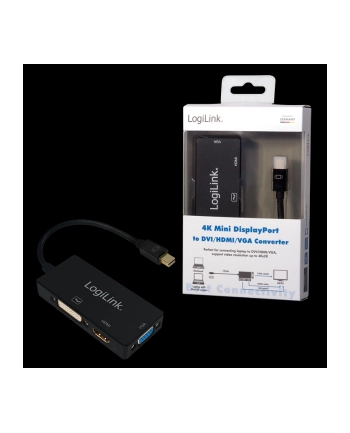 logilink Adapter miniDP do HDMI/ DVI/VGA nr 2