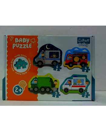 Puzzle Baby classic Pojazdy i zawody.  36071 Trefl