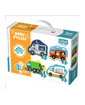 Puzzle Baby classic Pojazdy i zawody.  36071 Trefl