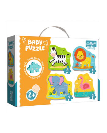 Puzzle Baby classic Zwierzątka na safari.  36073 Trefl