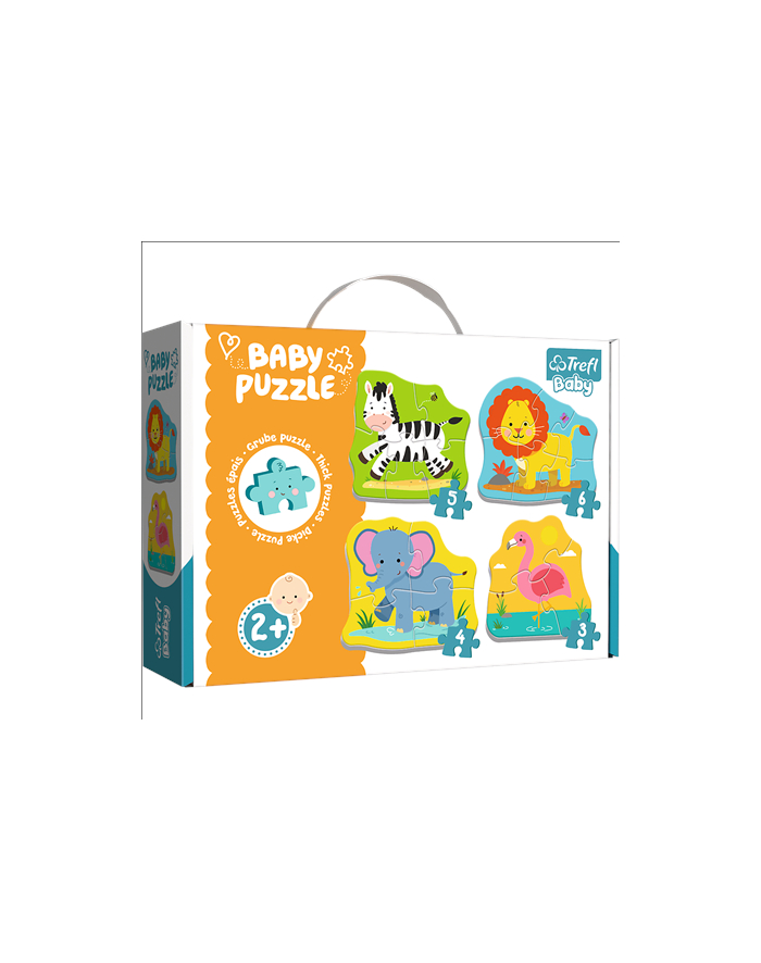 Puzzle Baby classic Zwierzątka na safari.  36073 Trefl główny