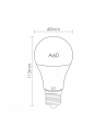 whitenergy Żarówka LED A60 E27 5W 440lm ciepła biała mleczna - nr 2