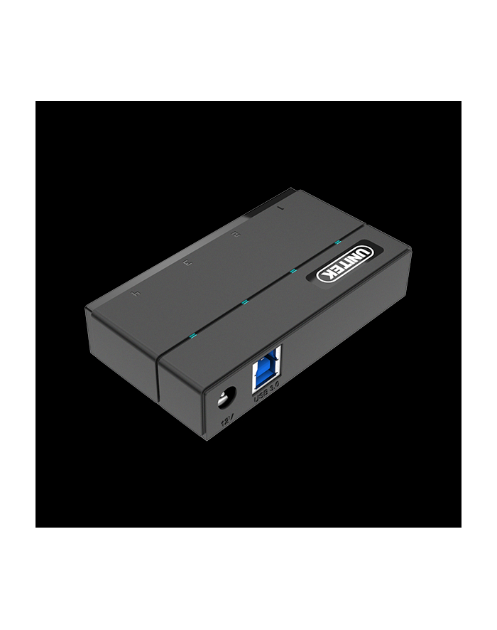 unitek Hub 4x USB 3.0 z funkcją ładowania, czarny; Y-HB03001 główny