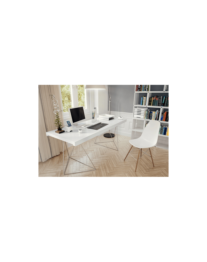 leitz Pojemnik na dokumenty WOW, dwukolorowy, biały główny