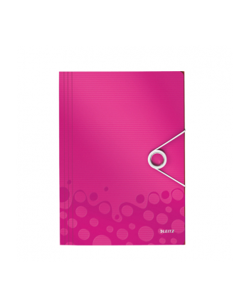 leitz Teczka z gumką WOW, 15mm, różowa