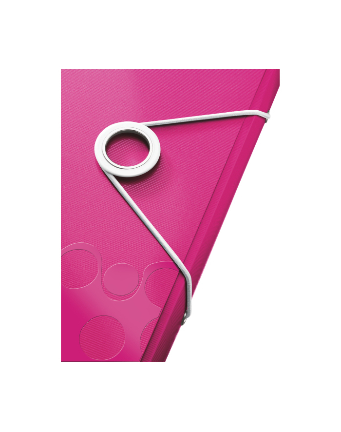 leitz Teczka z gumką WOW, 15mm, różowa główny