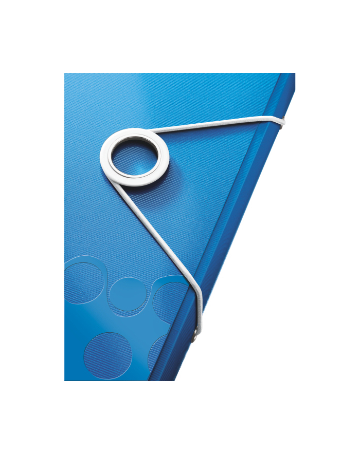 leitz Teczka z gumką WOW, 15mm, niebieska główny