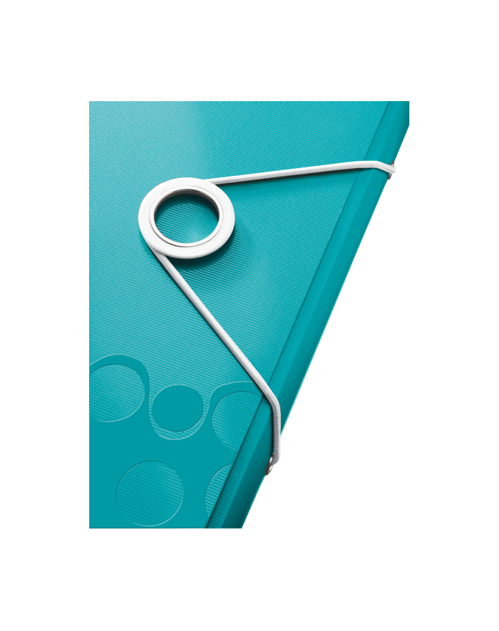 leitz Teczka z gumką WOW, 15mm, turkusowa główny