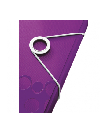 leitz Teczka z gumką WOW, 15mm, fioletowa