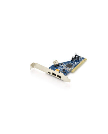 digitus Karta/Kontroler Firewire (400) PCI, 2x6pin. 1x4pin Wew., 1x6pin