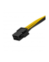 Kabel adapter Akyga AK-CA-07 PCI Express 6-pin (F) / 8-pin (M) 0,2m - nr 10