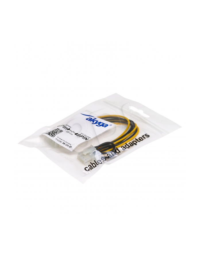 Kabel adapter Akyga AK-CA-07 PCI Express 6-pin (F) / 8-pin (M) 0,2m główny