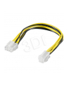 Kabel adapter Akyga AK-CA-10 P4 4-pin (F) - P8 4+4pin (M) 0,15m - nr 2