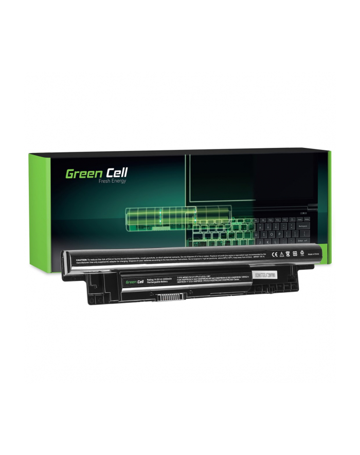 Bateria Green Cell do Dell Inspiron XCMRD 15 3521 3537 15R 4 cell 14,8V główny