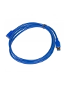 Przedłużacz USB 3.0 Akyga AK-USB-10 USB A(M) - A(F) 1,8m niebieski - nr 1