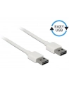 Kabel USB 2.0 Delock A(M) - A(M) 0,5m biały Easy-USB - nr 4