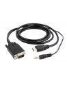 Kabel adapter Gembird HDMI (M) - VGA(M) + Audio 3m - nr 4