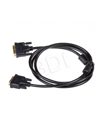 Kabel DVI Akyga AK-AV-02 DVI-I (24+5) Gold 1,8m czarny