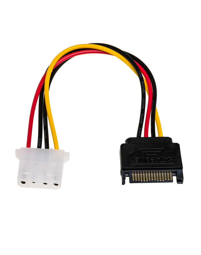 Kabel adpater Akyga AK-CA-11 SATA (M) - Molex (F) 0,15m główny