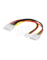 Kabel adapter Akyga AK-CA-14 Molex (M) -  Molex (F) + miniMolex (F) 0,15m - nr 4