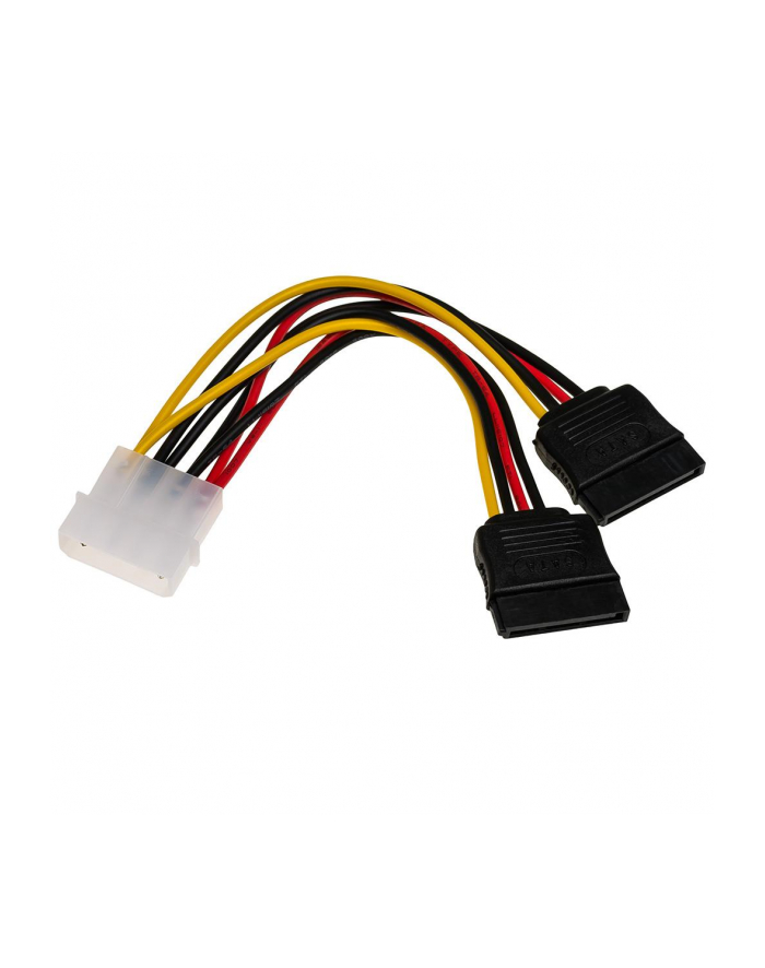 Kabel adapter Akyga AK-CA-16 Molex (M) - 2x SATA (F) 0,15m główny