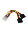 Kabel adapter Akyga AK-CA-16 Molex (M) - 2x SATA (F) 0,15m - nr 9