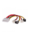 Kabel adapter Akyga AK-CA-34 Molex (M) - 2x 3-pin 12V + 2x 3-pin 5V (M) 0,15m - nr 1