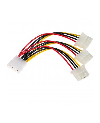 Kabel adapter Akyga AK-CA-40 Molex (M) - 3x Molex (F) 0,15m