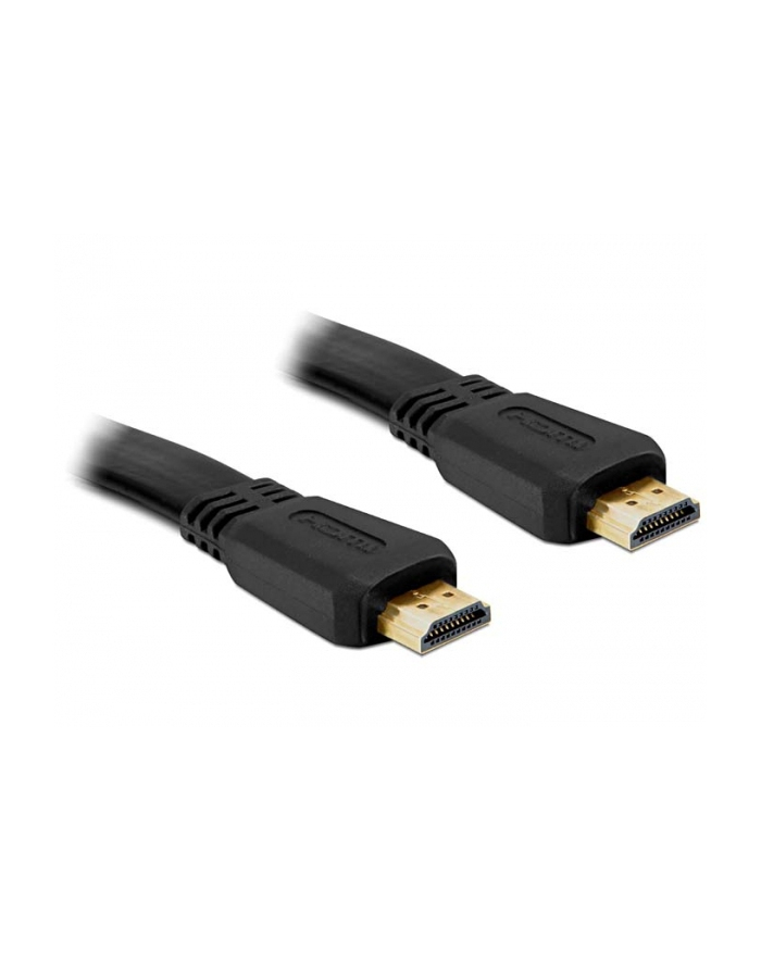 Kabel HDMI Delock HDMI-HDMI v1.4 płaski 3D 2m główny