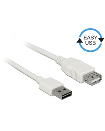 Przedłużacz USB 2.0 Delock A(M) - A(F) 3m biały Easy-USB nr 1