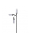 Kabel Silicon Power Boost Link Nylon LK30AC, USB - USB typ C 100cm, grey - nr 15