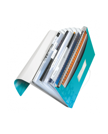 leitz Teczka z 6 przegródkami WOW turkusowa