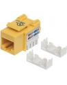 intellinet Moduł Keystone Cat6 UTP RJ45 zaciskany żółty - nr 16