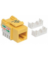 intellinet Moduł Keystone Cat6 UTP RJ45 zaciskany żółty - nr 2