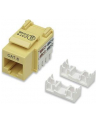 intellinet Moduł Keystone Cat6 UTP RJ45 zaciskany żółty - nr 6