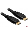 Kabel HDMI Delock HDMI-HDMI v1.4 płaski 3D 1m - nr 16