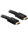 Kabel HDMI Delock HDMI-HDMI v1.4 płaski 3D 1m - nr 18