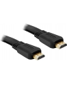 Kabel HDMI Delock HDMI-HDMI v1.4 płaski 3D 1m - nr 23