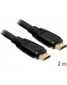 Kabel HDMI Delock HDMI-HDMI v1.4 płaski 3D 2m - nr 15
