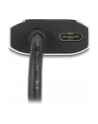 Przełącznik Splitter Delock USB Type-C - HDMI 4K czarny - nr 42