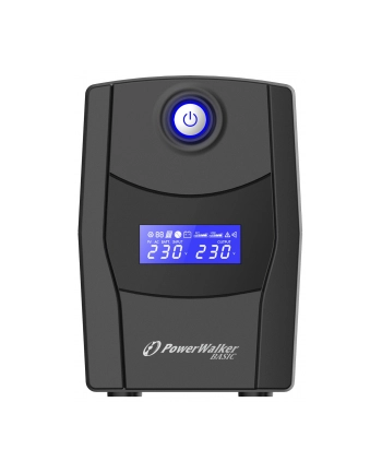 Zasilacz awaryjny UPS Power Walker Line-Interactive 800VA STL FR 2xPL USB RJ11/45 In/Out nr 1